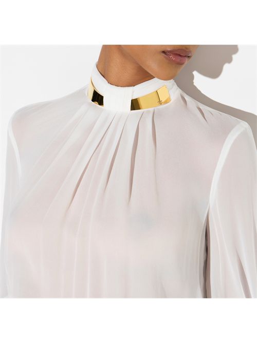 Body in georgette con collo gioiello ELISABETTA FRANCHI | CB00766E2/360